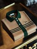 Men's Executive Button Long Sleeve Polo Shirt | Premium Business Casual Polo for Men